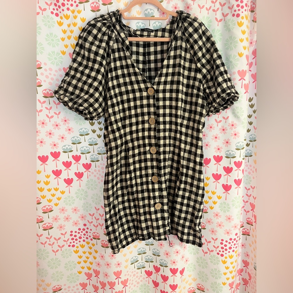 Gigham Zara dress